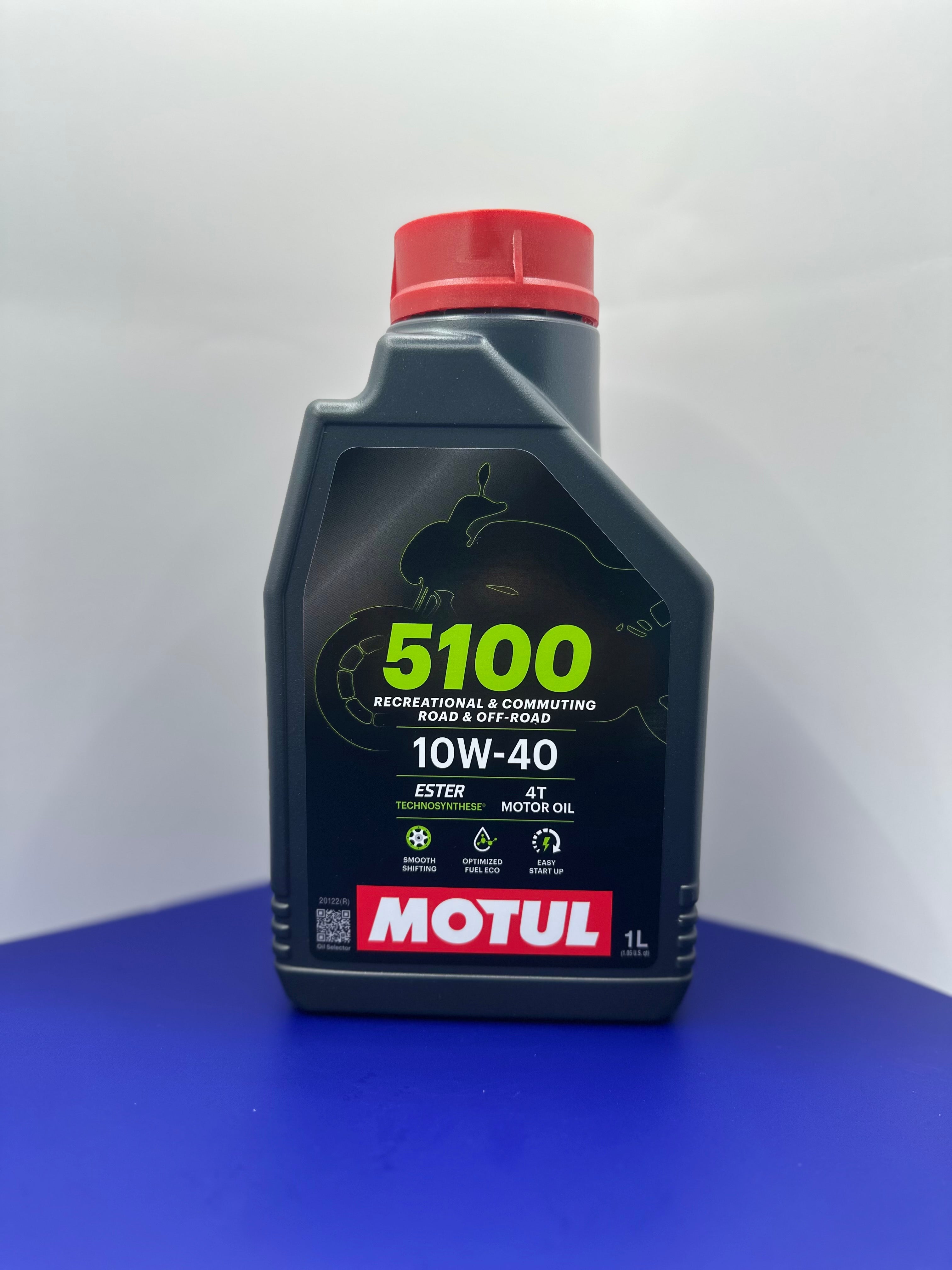Motul 5100 Semi-Synthetic 4T 10W-40 Engine Oil 1L