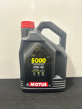 Motul 5000 Semi-Synthetic 4T 10W-40 Engine Oil 4L