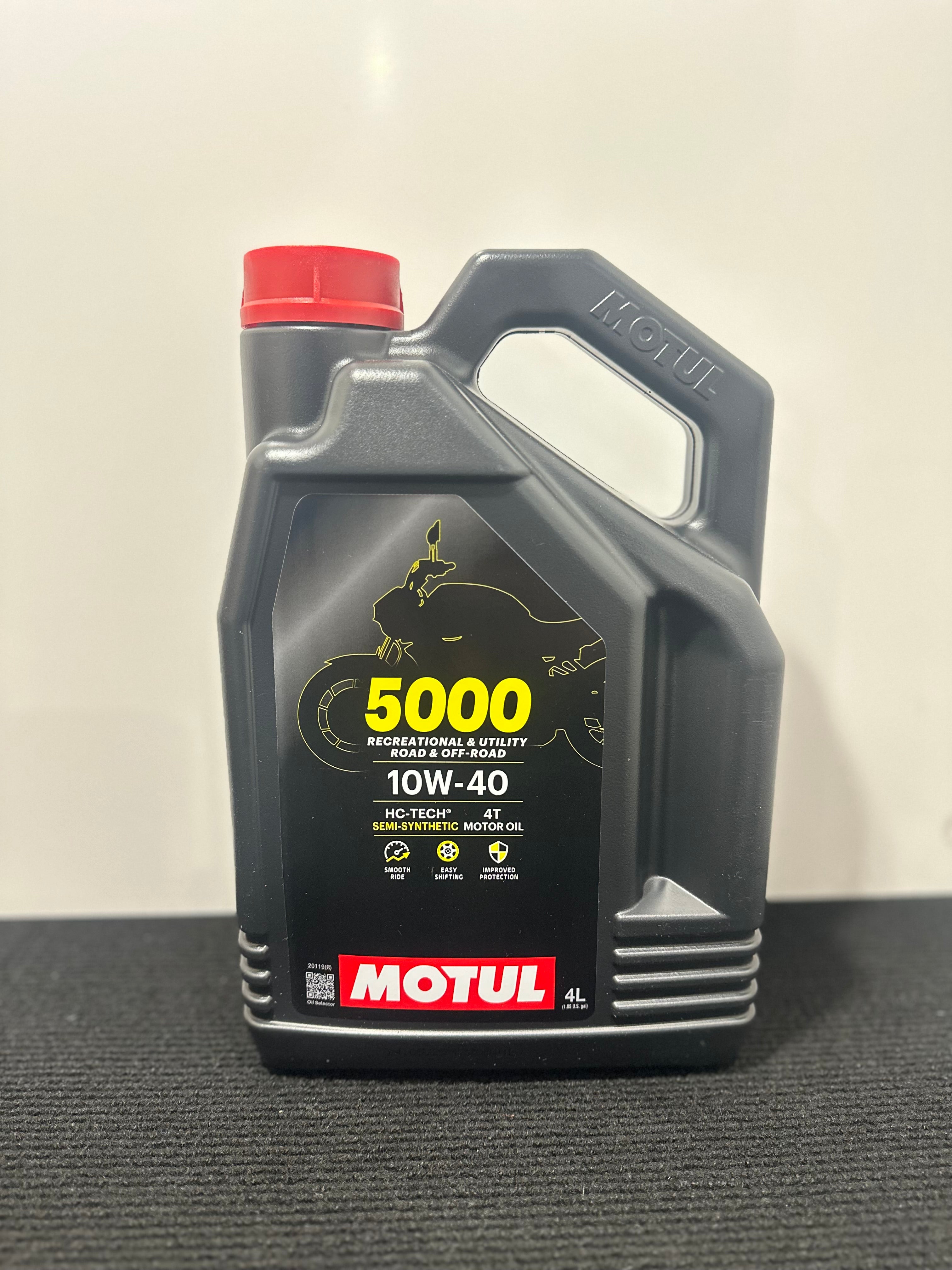 Motul 5000 Semi-Synthetic 4T 10W-40 Engine Oil 4L